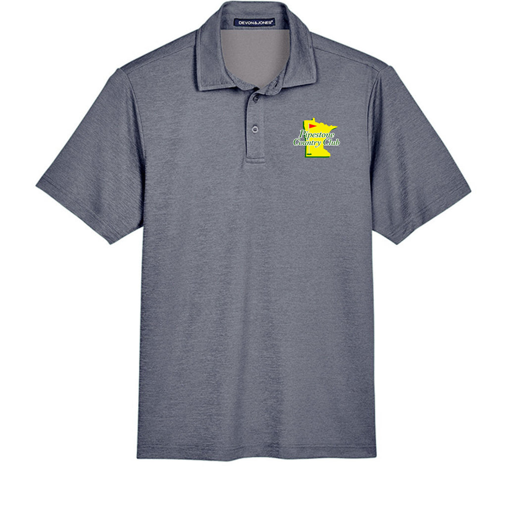 NAVY HEATHER - FRONT