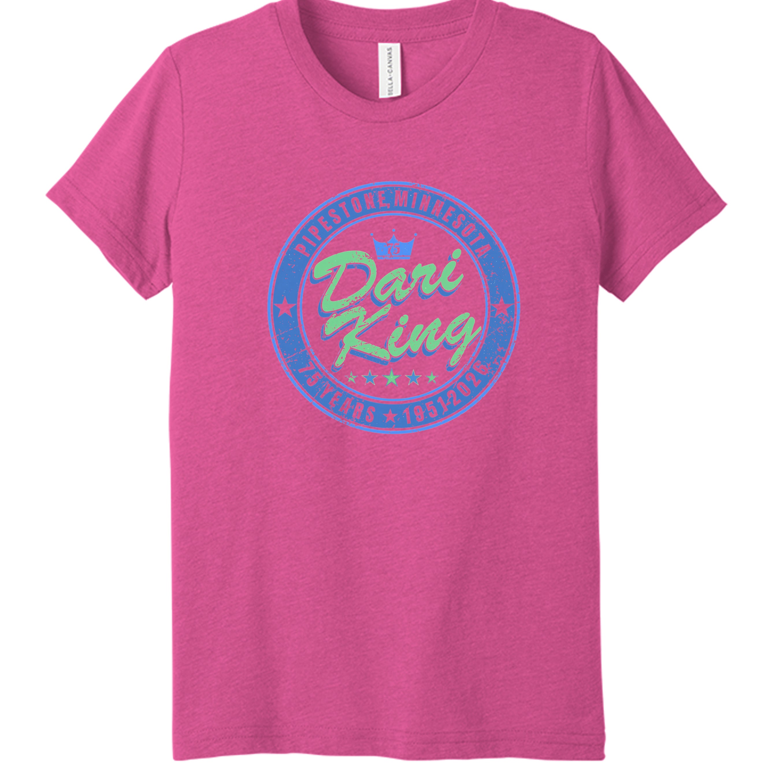 Charity Pink Triblend - 3413Y - FRONT