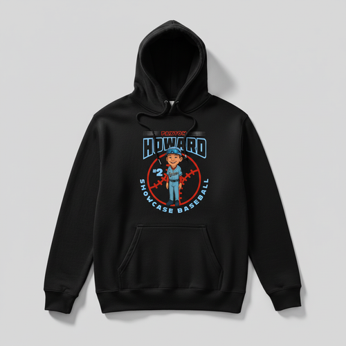 Paxton Howard Baseball Hoodie Mockup